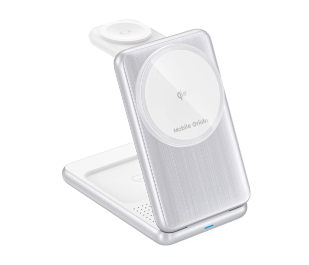Mobile Origin 3in1 Foldable Qi2 Charger PW8 silver - 1363053 - zdjęcie